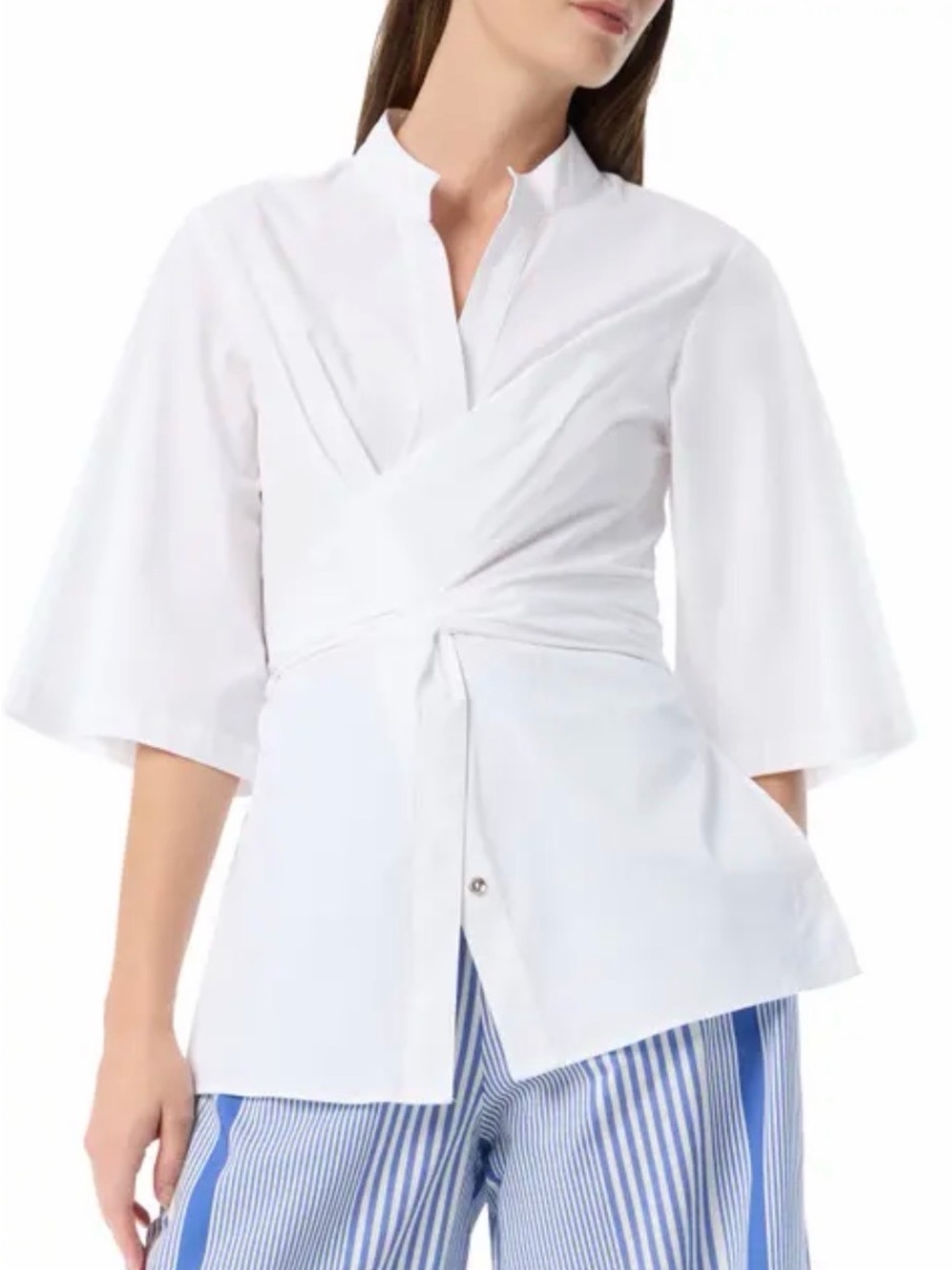 NWT 🤍 Dee Ocleppo Esther Kimono Top in Optic White ORG RETAIL $109 Size XL
